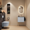 MONDIAZ TURE-DLUX Meuble toilette - 60cm - Clay - EDEN - vasque Lava - position droite - sans trou de robinet SW1103713