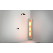 Sunshower Round Plus L infrarood + UV licht opbouw incl installatieset hoek 185x33x25cm full body Sand White SW769479
