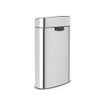 Brabantia Touch Bin Afvalemmer - 40 liter - kunststof binnenemmer - matt steel fingerprint proof SW1117332