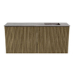 Mondiaz JOYA-DLUX 90cm toiletmeubel - kleur Dusk - Wastafel FAYE positie Rechts Zonder kraangat kleur Oza. SW1425985