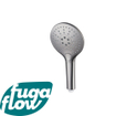 FugaFlow Eccelente Sobrado Badkamer Handdouche Douchekop douche - ø12cm - rond - 3 standen - geborsteld RVS PVD SW1123281