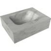 Mondiaz EDEN Vrijhangende Wastafel - 40x12x23cm - 1 wasbak - midden - solid surface - Opalo SW1177000