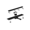Adema Ralo douchegoot - 70cm - zonder rooster - met flens - mat zwart TWEEDEKANS OUT14611