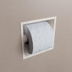 Mondiaz EASY Porte-papier toilette - CUBE 164 - 16x8.6x16cm - solid surface - Ostra SW1026189