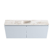 MONDIAZ TURE-DLUX Meuble toilette - 120cm - Clay - EDEN - vasque Frappe - position centrale - sans trou de robinet SW1102710