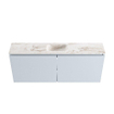 MONDIAZ TURE-DLUX Meuble WC 120cm Clay. EDEN lavabo Frappe position milieu. Sans trou de robinet. SW1102710