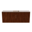 Mondiaz JOYA-DLUX 100cm meuble de salle de bains - couleur Ruby - Vasque FAYE position Milieu 1 trou de robinet couleur Saba SW1425597