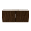Mondiaz JOYA-DLUX 90cm toiletmeubel - kleur Walnut - Wastafel FAYE positie Midden 1 kraangat kleur Arena. SW1424338