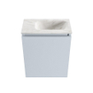 MONDIAZ TURE-DLUX meuble WC 40 cm Clay. Lavabo EDEN Ostra position à droite. Avec 1 trou de robinet. SW1104783