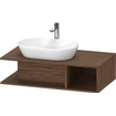 Duravit D-neo Meuble sous vasque 100x55x26cm sans tiroirs Noyer (foncé) mat SW641169