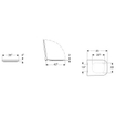 Geberit Smyle Closetzitting Topfix Softcl.Afneemb. Wit SW421903