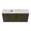Mondiaz JOYA-DLUX 90cm meuble de salle de bains - couleur Shadow - Vasque FAYE position Gauche Sans trou de robinet couleur Frappe. SW1422701