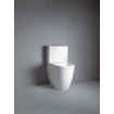 Duravit ME by Starck cuvette pour réservoir apparent au sol à sortie profonde vario sans réservoir 37x65cm avec WonderGliss blanc SW84188