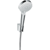 Hansgrohe Crometta ensemble de douche vario porter avec flexible 160cm blanc chrome SW73224