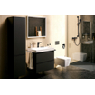 Hansgrohe Pulsify Select Ensemble barre de douche 3jets Relaxation EcoSmart 10.5cm avec barre de douche 90 cm Mat Noir SW651027