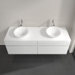 Villeroy & Boch Legato wastafelonderkast 160x55cm 4 lades Glans wit SW479599