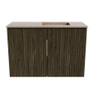 Mondiaz JOYA-DLUX Meuble de toilette 60cm - couleur Shadow - Vasque FAYE position Droite 1 trou de robinet couleur Saba. SW1425104