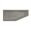Xenz Society Hoekbad - 170x75x48 - afvoer Midden - Links - Compact - acryl - cement SW102923
