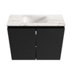 MONDIAZ TURE-DLUX Meuble de toilettes 60 cm Urban. EDEN lavabo Frappe position centrale. Avec 1 trou de robinet. SW1102614