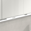 Villeroy & Boch My view armoire de toilette encastrée - 130x75cm - 3 portes 3 prise de courant LED SW641678