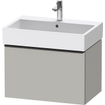 Duravit D-neo Meuble sous vasque 68x44.2x44cm 1 tiroir Gris béton mat SW641221