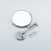 Fortifura Calvi Miroir maquillage - 20 cm - grossissement 1x et 3x - rond - finition PVD en inox brossé. SW1126038