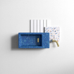 Clou Flush 3 fontein - 36x18cm - rechts - gerecycled PE - middernacht marine SW848906