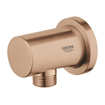 GROHE Rainshower Coude d'angle - rosace ronde - brossé warm sunset MODÈLE D'EXPOSITION SHOW22317