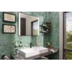 Hansgrohe Xarita Lite Q Miroir - 80x70cm - éclairage led - Vertical - interrupteur mural - Noir mat SW1165011