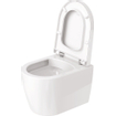 Duravit ME by Starck WC suspendu à fond creux blanc Compact sans bride 36.5x48cm avec accrochage caché blanc 0293436