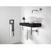 Looox Ensemble brosse de toilette fermée - avec support à rouleau - carrelable - anthracite SW76086