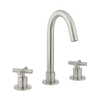 Crosswater MPRO Crosshead Robinet lavabo 3 trous - avec poignée croix - inox brossé SW648398