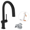 Hansgrohe Aqittura Robinet de cuisine - Noir mat SW918540