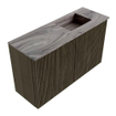 Mondiaz JOYA-DLUX 70cm toiletmeubel - kleur Shadow - Wastafel FAYE positie Rechts Zonder kraangat kleur Sombra. SW1425187