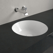 Villeroy & boch architectura lavabo à poser 45x45x17,5cm rond sans trou de trop-plein blanc alpin brillant céramique+ SW762326