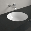 Villeroy & Boch Architectura Lavabo encastré par le dessous - 400 x 400 x 175 mm - Blanc Alpin CeramicPlus - sans trop-plein SW762326