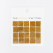 SAMPLE The Mosaic Factory Amsterdam carreau mosaïque 2x2x0.4cm pour mur et sol pour intérieur et extérieur carré Verre Brun clair SW861858