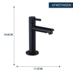 FugaFlow Sobrado Fonteinkraan - wastafelkraan - 14.4cm - mat zwart - Black Friday - SW812043