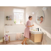 Hansgrohe Rebris S Mitigeur lavabo 1 trou 110 coolstart avec vidage ecosmart+ 4 l/min noir mat SW796560