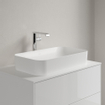 Villeroy & Boch Finion vasque à poser - sans trou de robinetterie 60x35cm - Ceramic+ sans trop-plein stone white SW209544