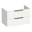 BRAUER Elevate wastafelonderkast 80 excl. opleggrepen 2 softclose lades en 1 sifon uitsparing - mat wit SW1200193