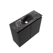 MONDIAZ TURE-DLUX Meuble toilette - 60cm - Urban - EDEN - vasque Lava - position centrale - sans trou de robinet SW1103629