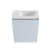 MONDIAZ TURE-DLUX Meuble de toilettes 40 cm Clay. EDEN lavabo Opalo position droite. Sans trou de robinet. SW1104236