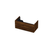INK Wastafelonderkast - 90x45x37.6cm - 1 lade - push to open - met recht opdekfront - MFC - Koper eiken SW439470