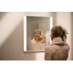 Hansgrohe Xarita Lite Q Miroir - 60x70cm - éclairage led - Vertical - interrupteur mural - Blanc mat SW1165018