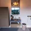 Mondiaz ALAN-DLUX Ensemble de meuble - 80cm - meuble Smoke mat - 1 tiroir - Lavabo Cloud Lava suspendu - vasque Centre - 1 trou de robinet SW808220