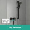 Hansgrohe Vernis douchekraan met hendel mat zwart SW651452