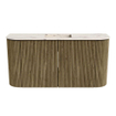 Mondiaz JOYA-DLUX Meuble de toilette 83.2cm - arrondis gauche et droite couleur Dusk - Vasque FAYE position Milieu Sans trou de robinet couleur Nata SW1425944