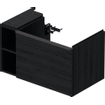 Duravit D-Neo wastafelonderkast 78.4x44x45.2cm 1 lade met softclose Eiken (zwart) Mat SW640891