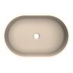 Arcqua Case waskom - ovaal - 55x36cm - mat zand SW1209151